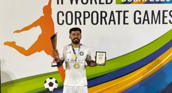 فوتبالیست نیشکری به عنوان بهترین بازیکن مسابقات جهانی فوتبال کارگری انتخاب شد