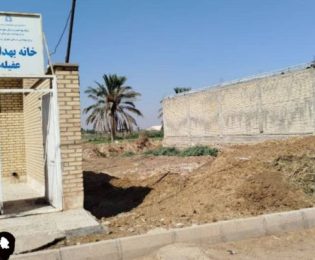 خانه بهداشت غفیله در محاصره زباله