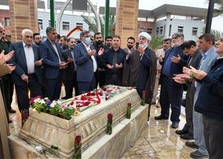 برگزاری نخستین سالگرد خاکسپاری شهید گمنام در نفت و گاز مارون