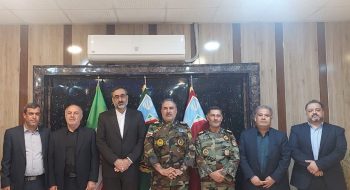 دیدار مشترک سرپرست شهرداری اهواز با فرمانده قرارگاه منطقه‌ای جنوب غرب آجا