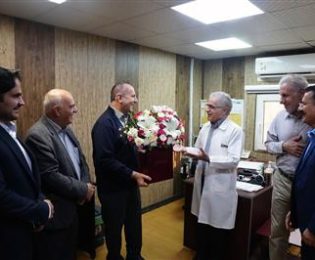 دیدار مدیر عامل نفت و گاز مارون با كادر درمان