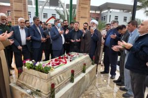 برگزاری نخستین سالگرد خاكسپاری شهید گمنام در نفت و گاز مارون