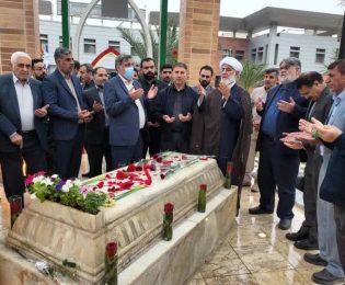 برگزاری نخستین سالگرد خاكسپاری شهید گمنام در نفت و گاز مارون