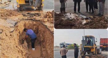 با هدف پایداری شبکه انجام شد؛ تعمیر خط انتقال خیابان دانشگاه آزاد بهبهان